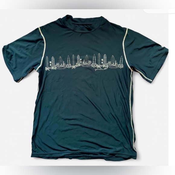 Kids Navy Speedo Rash Guard - Picture 2 of 7